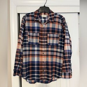 Universal Thread Relaxed Fit Plaid Flannel
